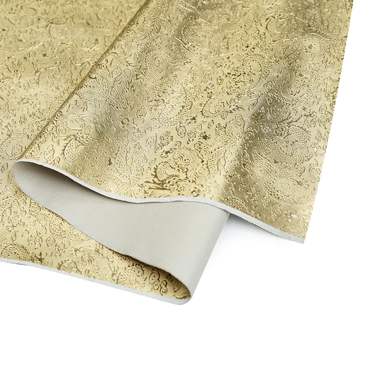 Piele metalică din piele din PVC pentru geantă și bagaje