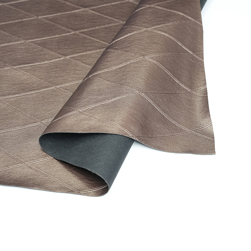 Piele strălucitoare din PVC cu diamant din aur pentru decorare